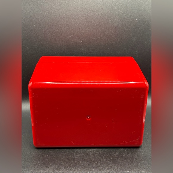 Interdesign Vintage MCM Red Hinged Storage Box, Jewelry Box, Keepsake Box, USA - Picture 14 of 15